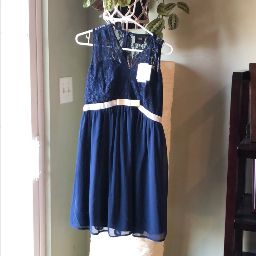 ASOS Bridesmaid Dress.  Navy maternity dress